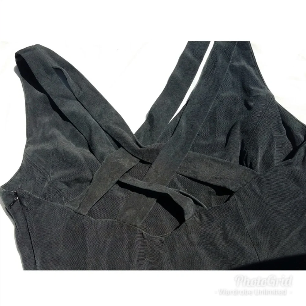 Vintage 100% Silk Mini Dress - Picture 3 of 11